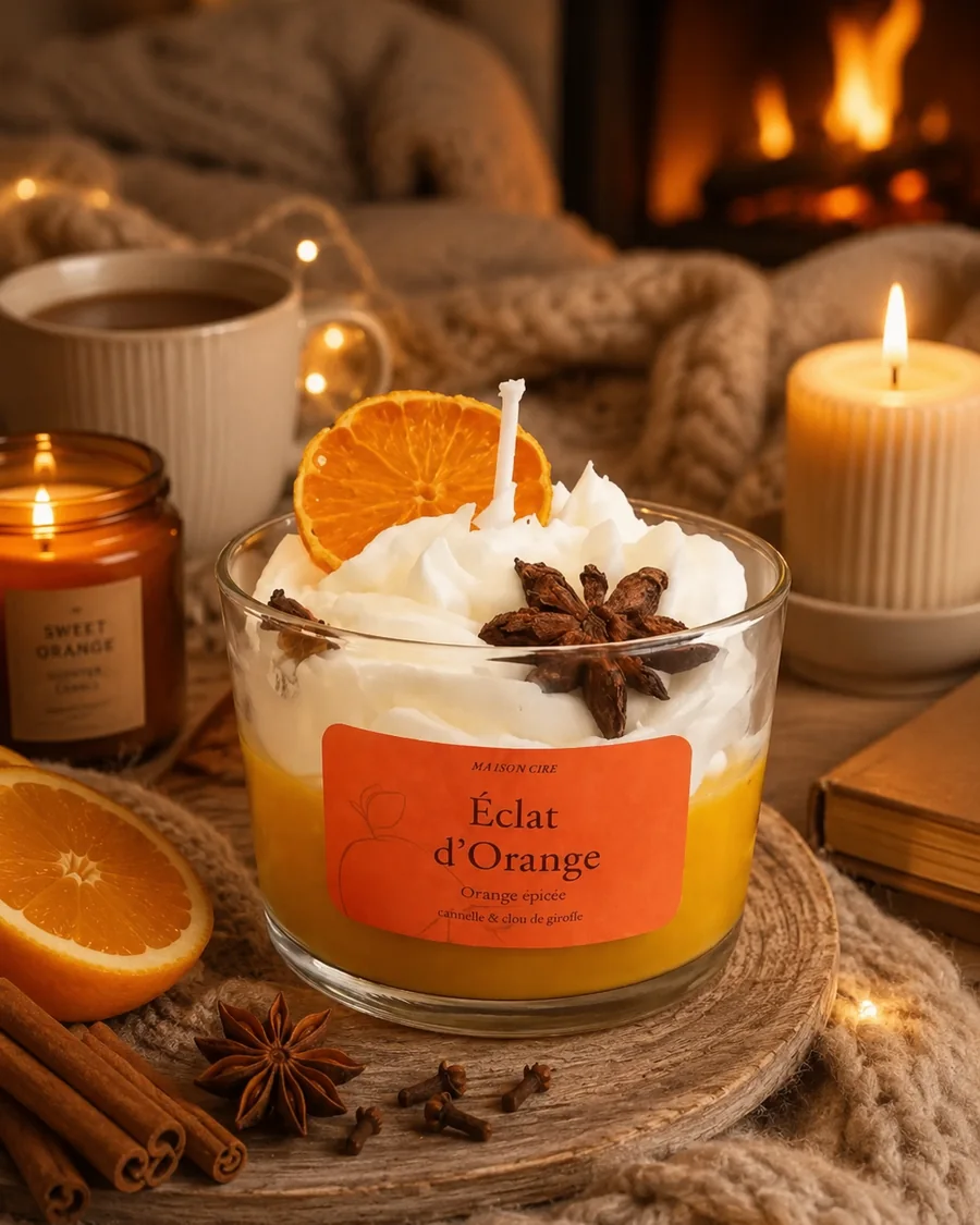 Bougie Éclat d'Orange