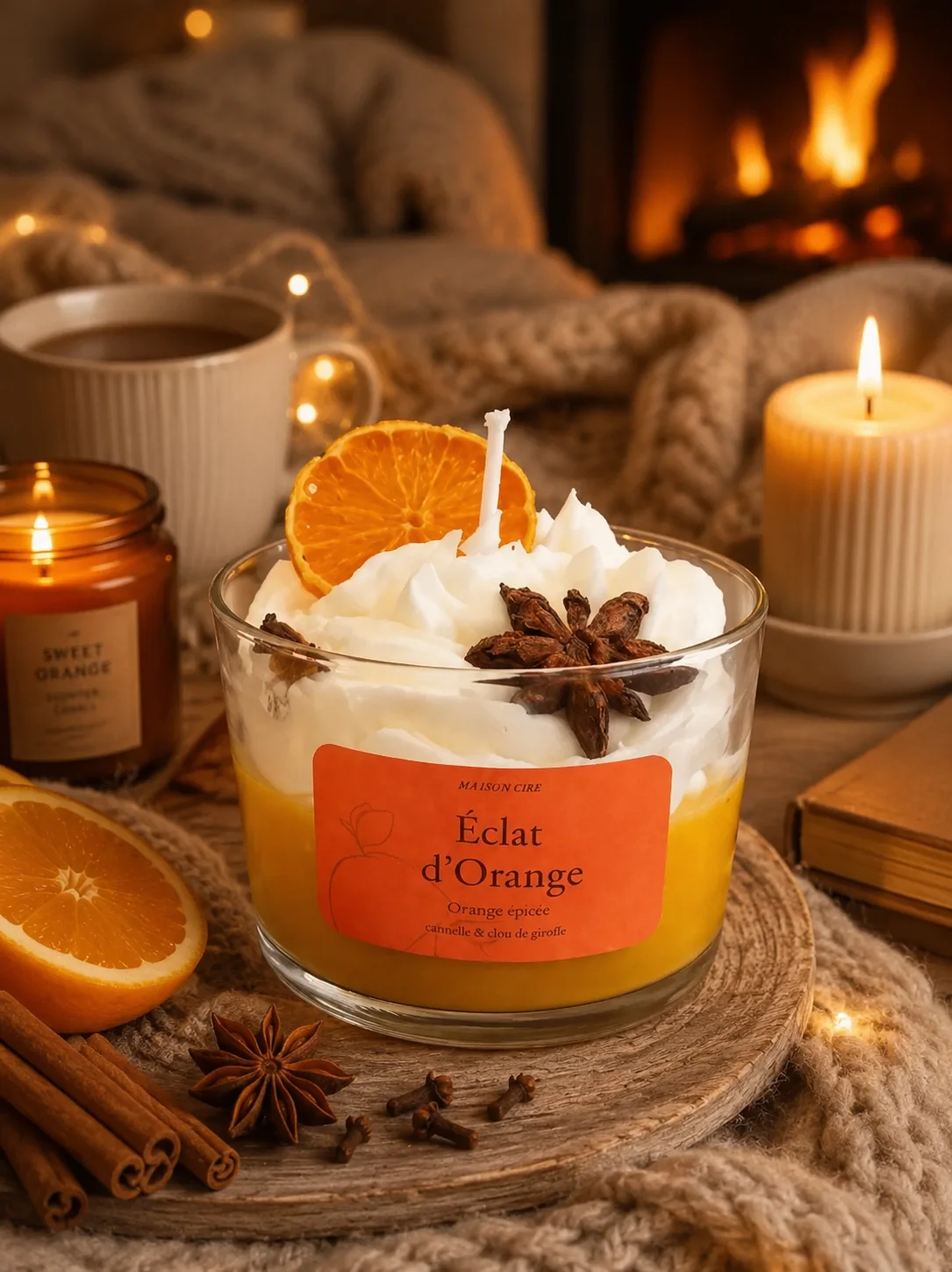 Bougie Éclat d'Orange