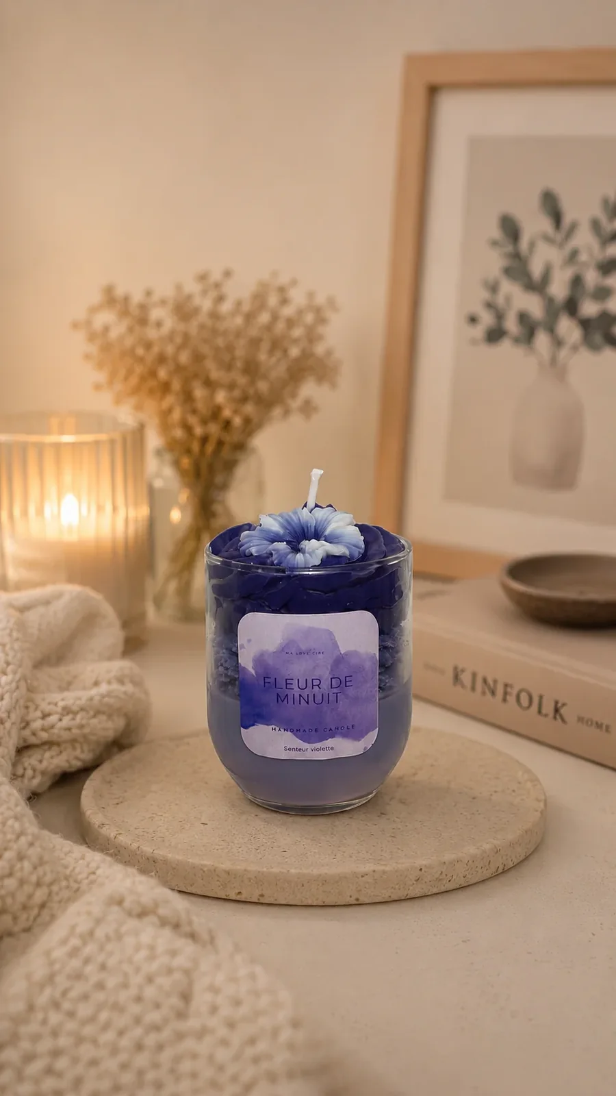 Bougie Fleur de Minuit