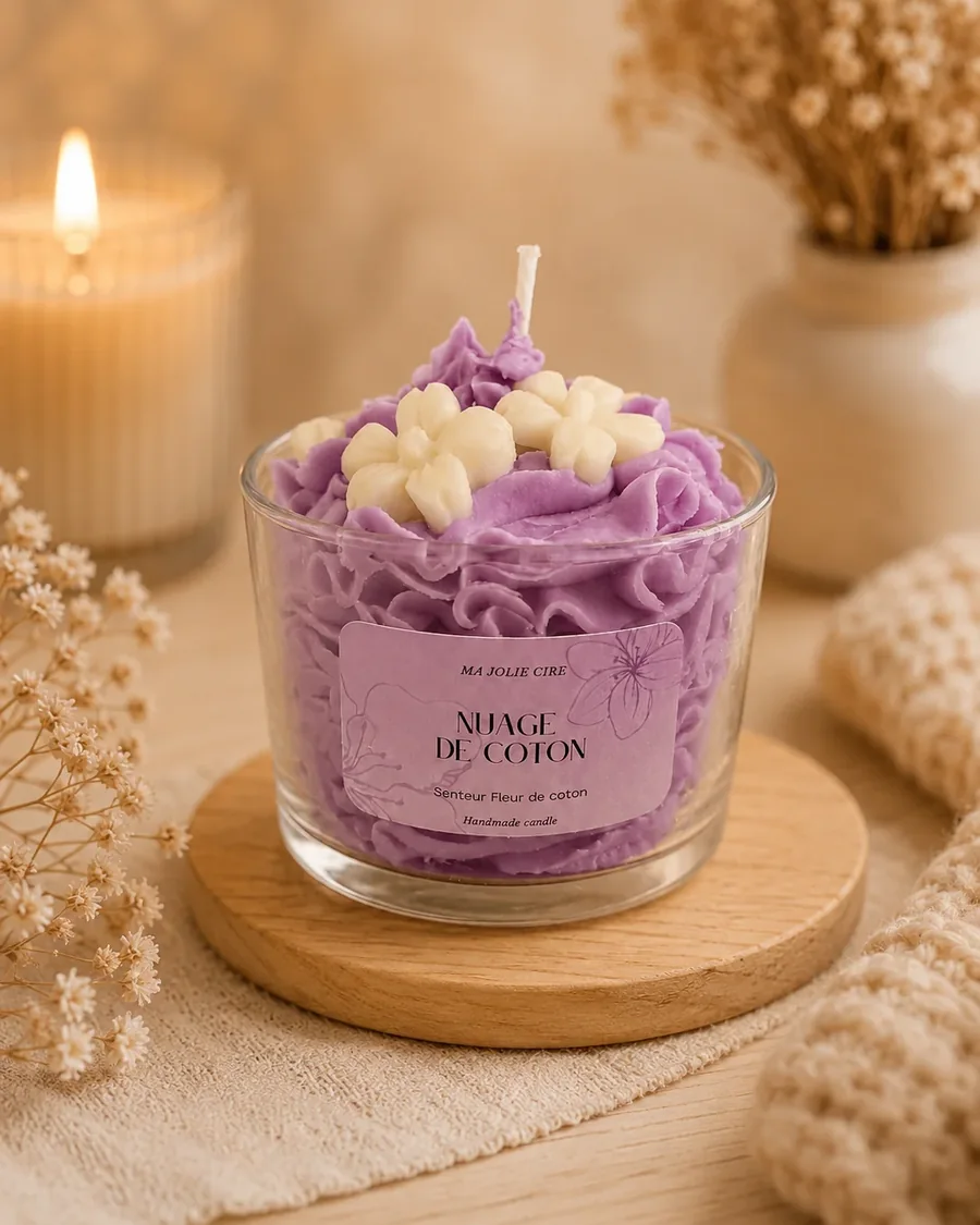 Bougie Nuage de coton