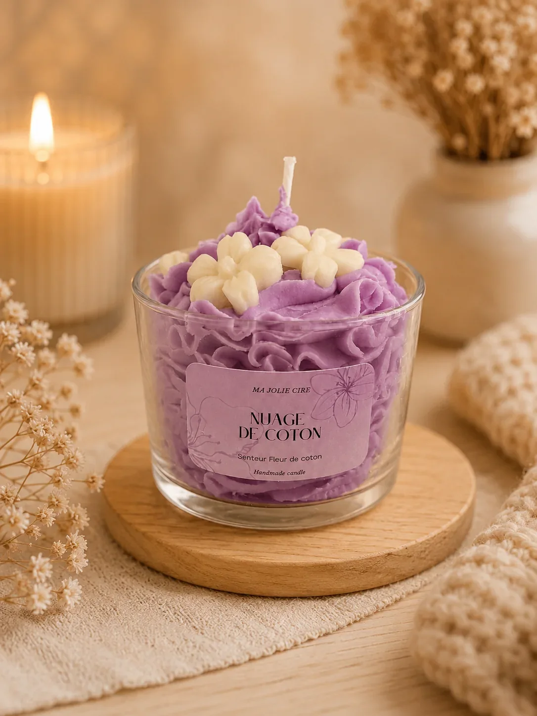 Bougie Nuage de coton